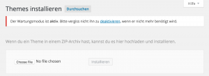 WordPress Theme installieren